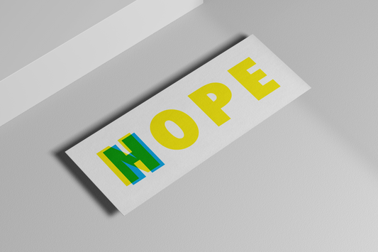 HOPE - Letterpress Print